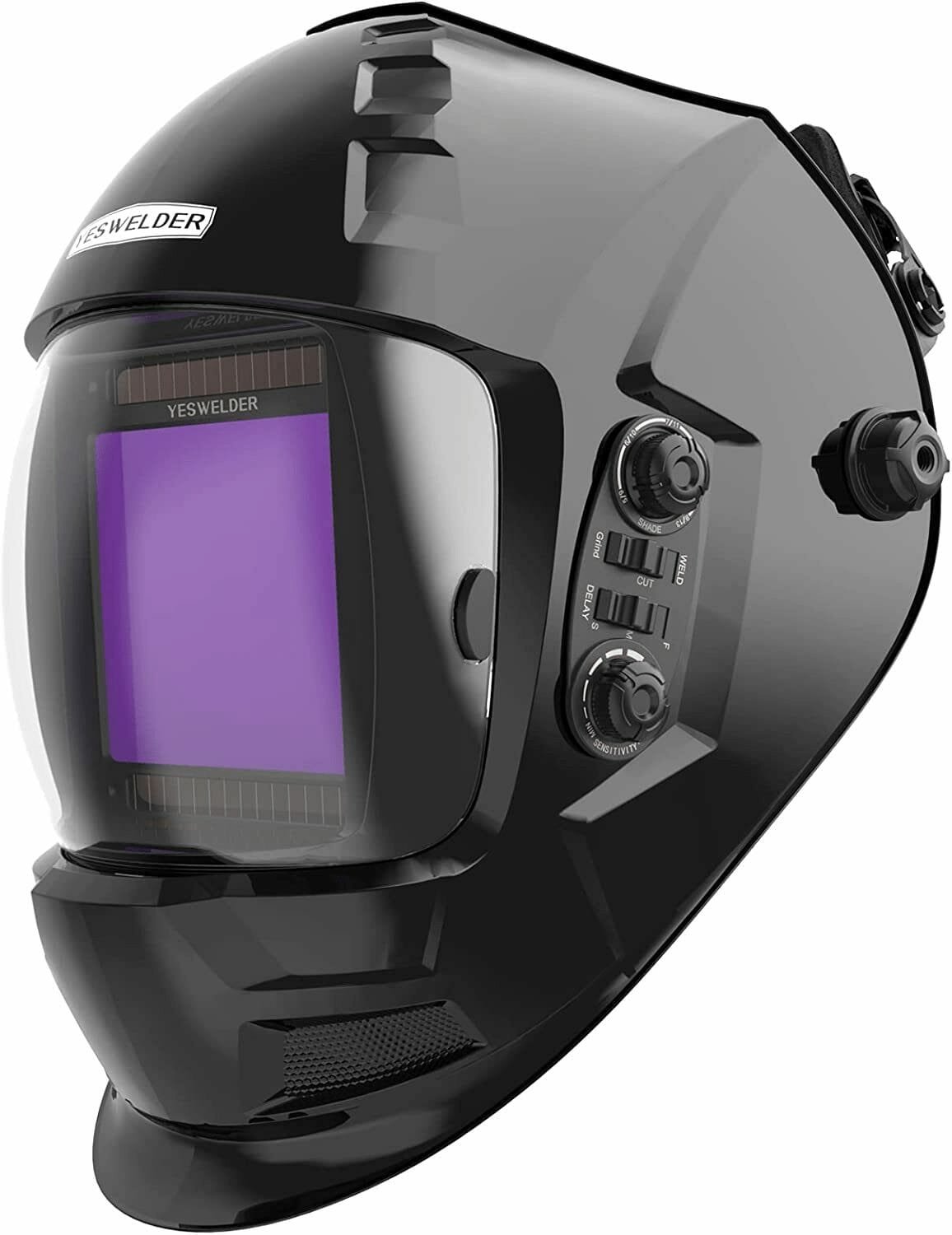 YESWELDER Large Viewing Screen Auto Darkening Welding Helmet,