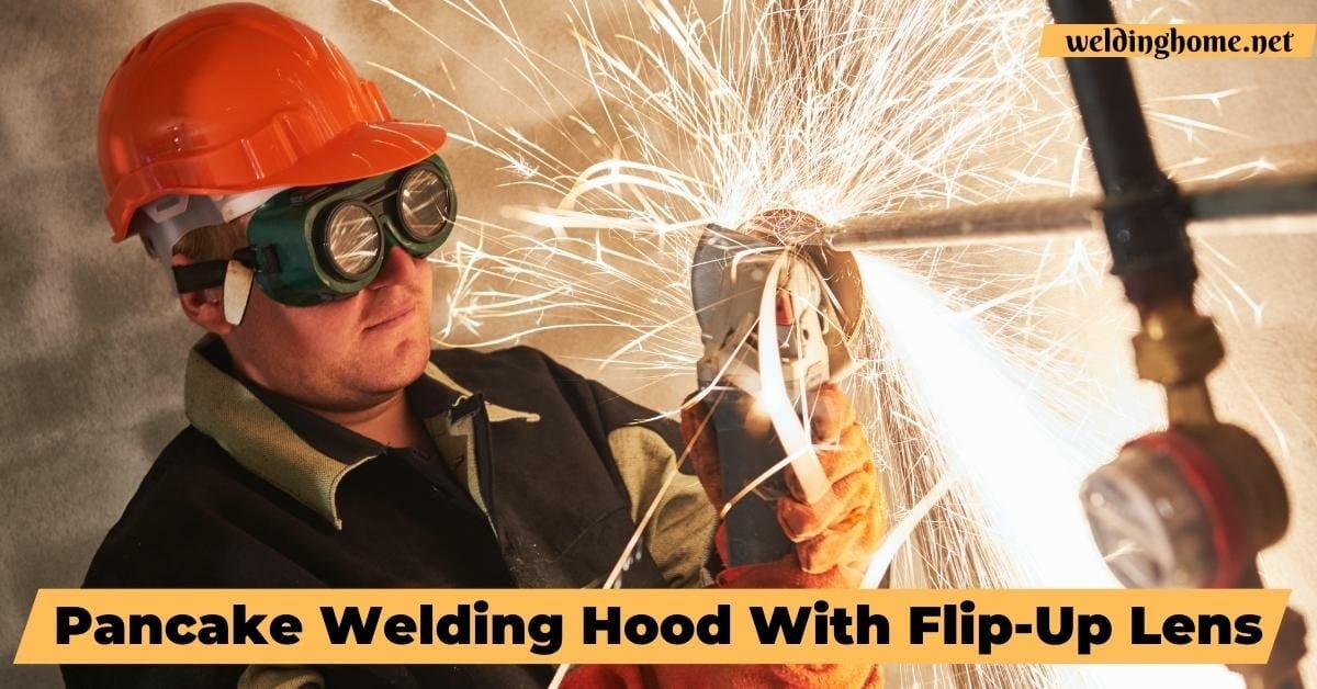 Pancake Welding Hood with Flip-Up Lens