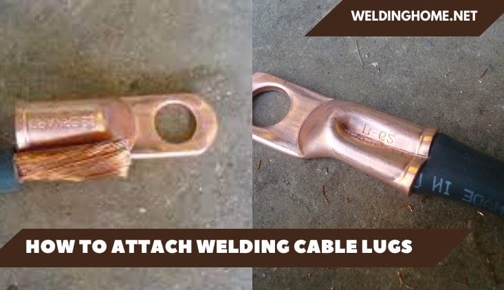 How to attach welding cable lugs?